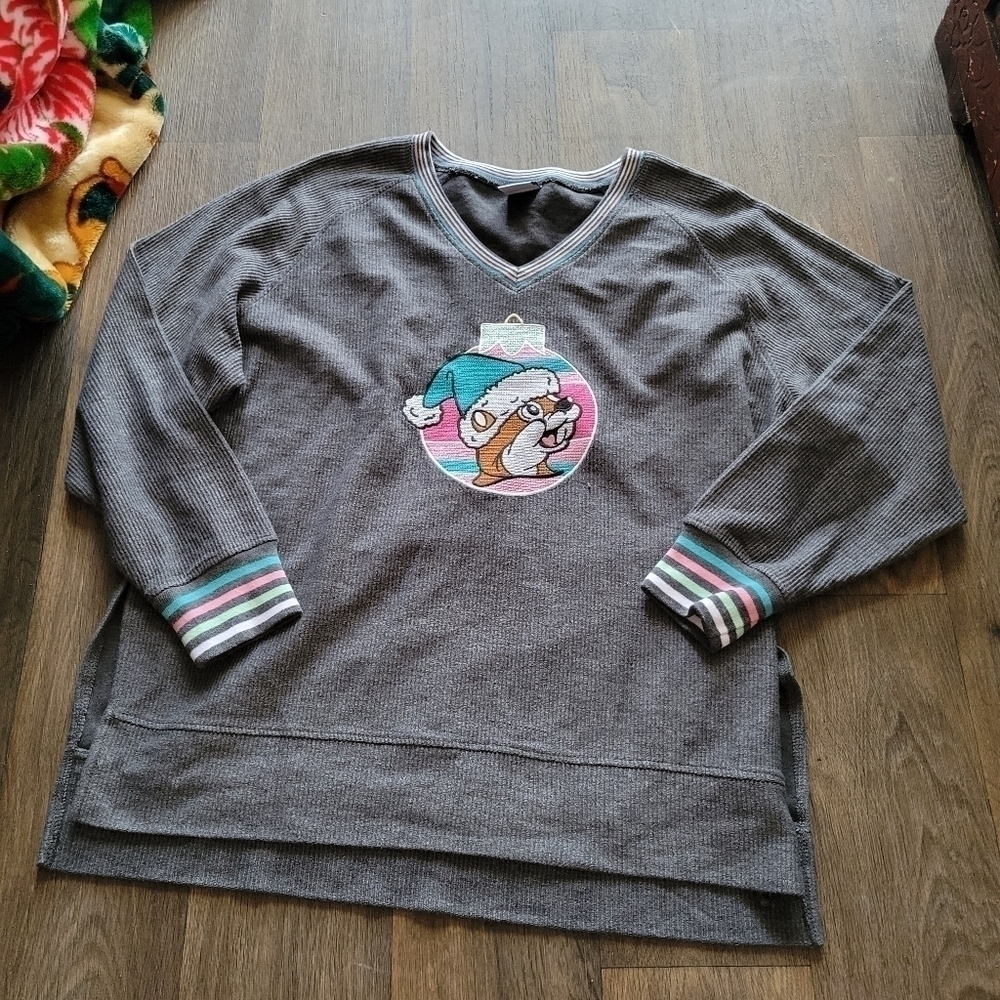Bucees Christmas Sweatshirt Size XXL Flawed